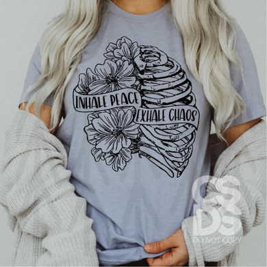 Inhale Peace Exhale Chaos Shirts