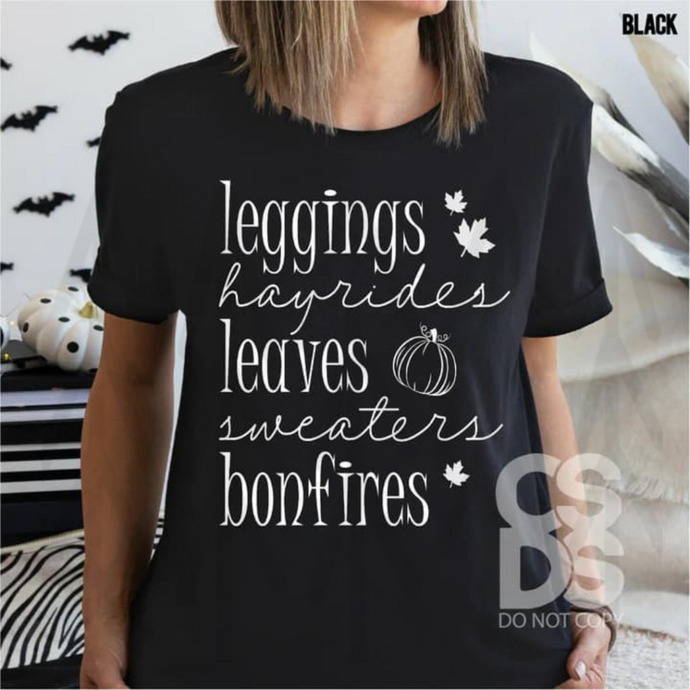 Leggings Hayrides Shirts