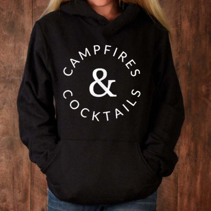 Campfires And Cocktails - White Shirts