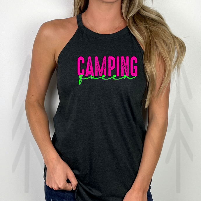 Camping Queen - Neon Green