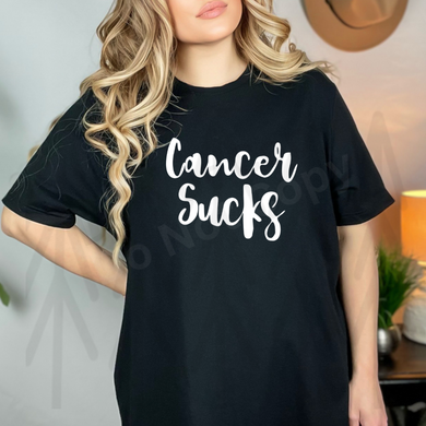 Cancer Sucks - White (Adult Infant) Shirts