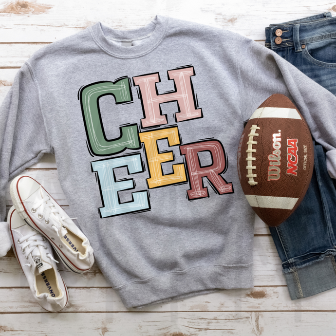 Cheer Boho Letters (Adult - Infant)