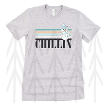 Load image into Gallery viewer, Chillin Peace Snowman Retro Stripe (Adult - Infant)
