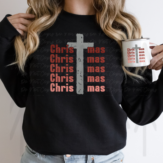 Christmas - Dark Grey Cross Shirts