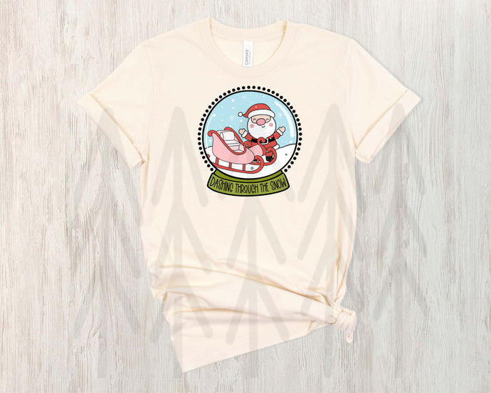 Dashing Through The Snow Snow Globe (Adult - Infant)