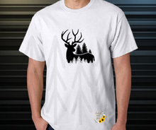 Load image into Gallery viewer, Deer Scenery - Black Shirts

