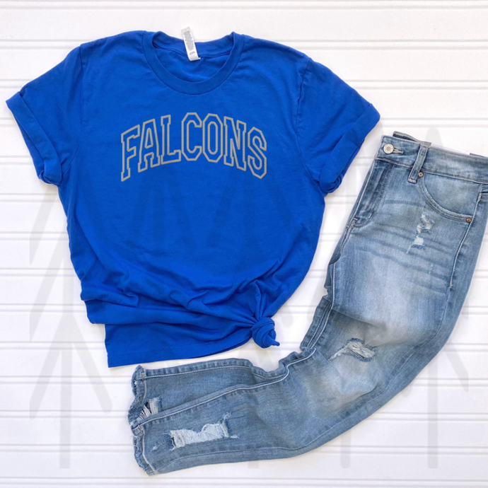 Falcons - Faux Embroidery (Adult - Infant)