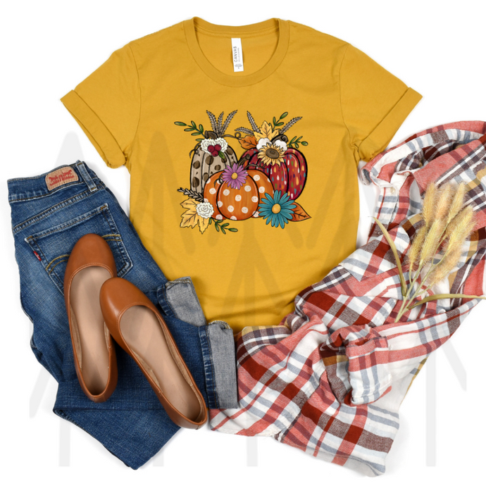 Fall Pumpkin Vignette (Adult - Infant)