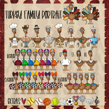 Load image into Gallery viewer, Turkey Family Set (Adult - Infant)
