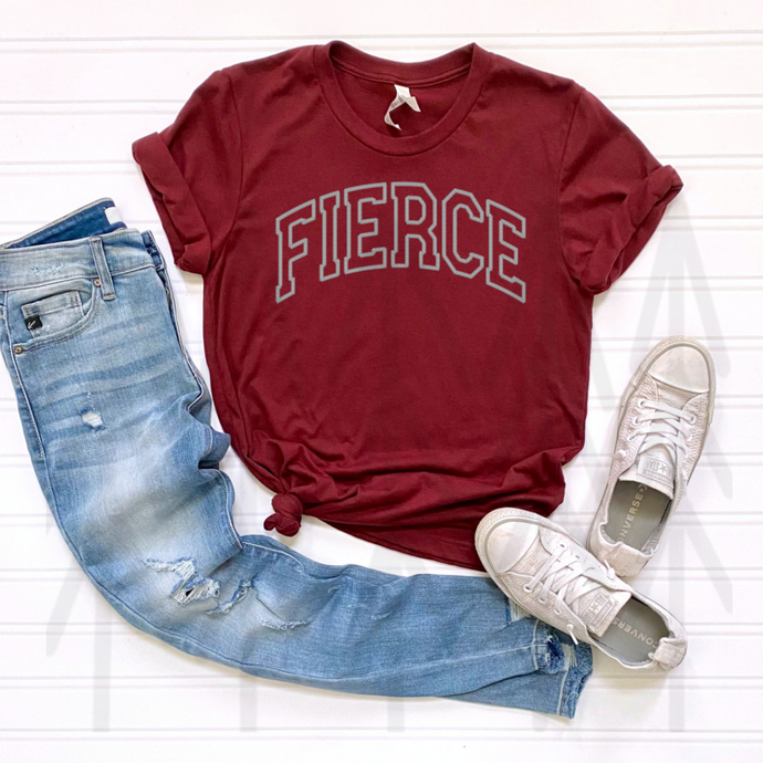 Fierce - Faux Embroidery (Adult - Infant)