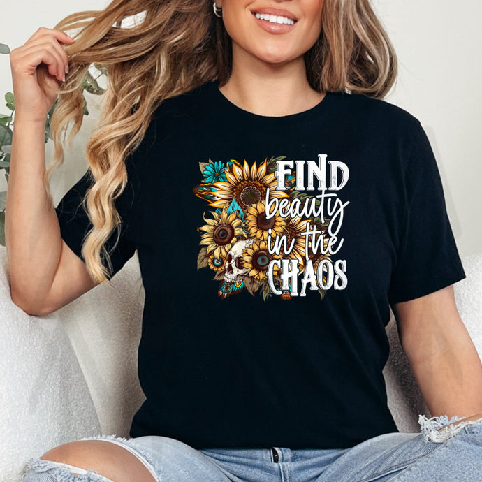 Find Beauty In The Chaos - White