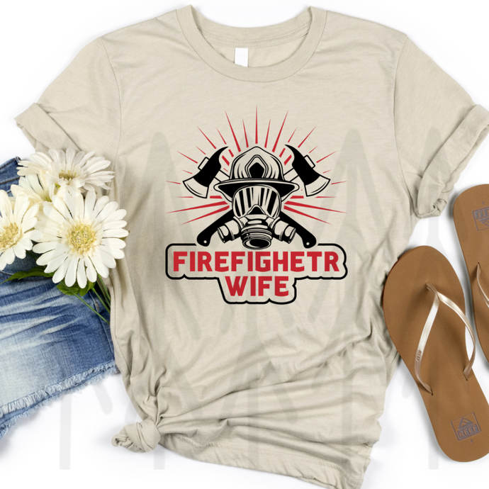 Firefighter Wife - Mask And Hatchet