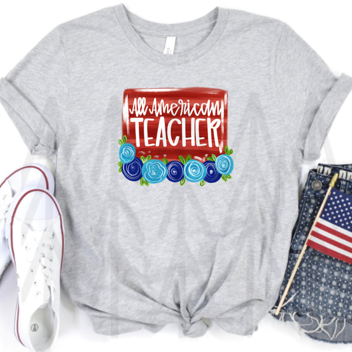 Floral All American - Teacher