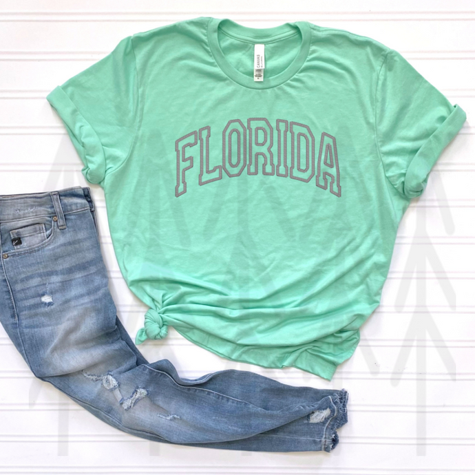Florida - Faux Embroidery (Adult - Infant)