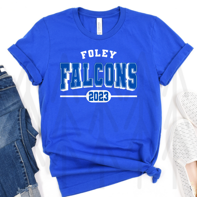 High School Mascots - Foley Falcons 2023 - White (Adult - Infant)
