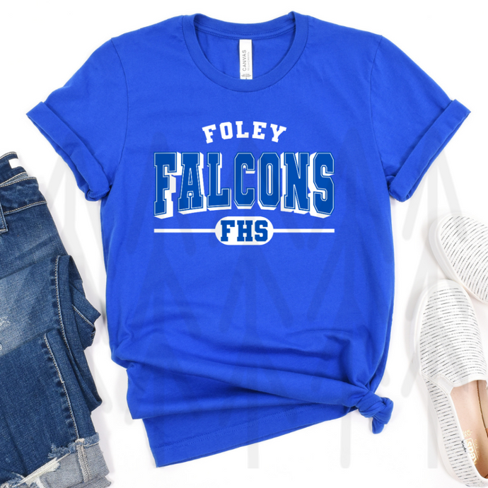 High School Mascots - Foley Falcons - White (Adult - Infant)