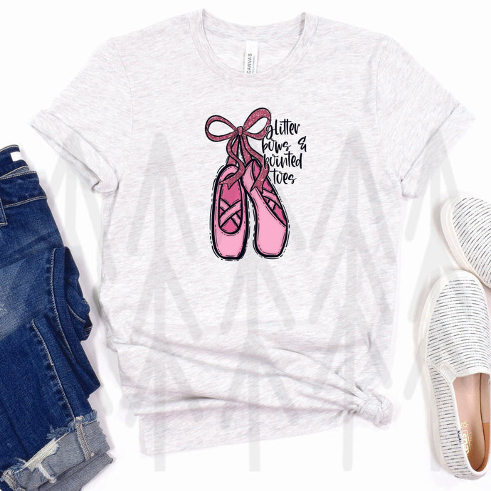 Glitter Bows & Pointed Toes (Adult - Infant)