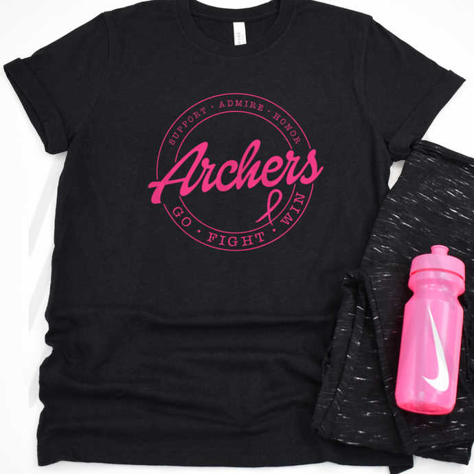 Go Fight Win - Archers - Breast Cancer - Pink (Adult - Infant)
