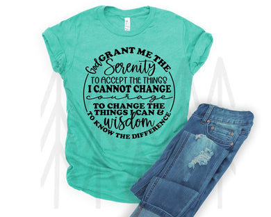 Serenity Prayer Shirts