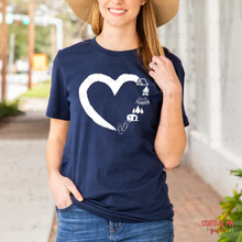 Load image into Gallery viewer, Happy Camper Heart Shirts
