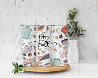 Happy Fall Tumbler