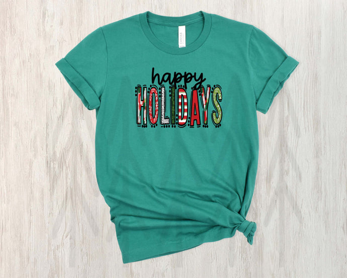Happy Holidays Doodle Dot (Adult - Infant)