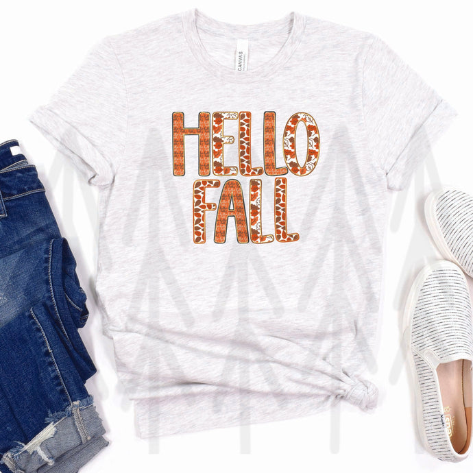 Hello Fall Doodle (Adult - Infant)
