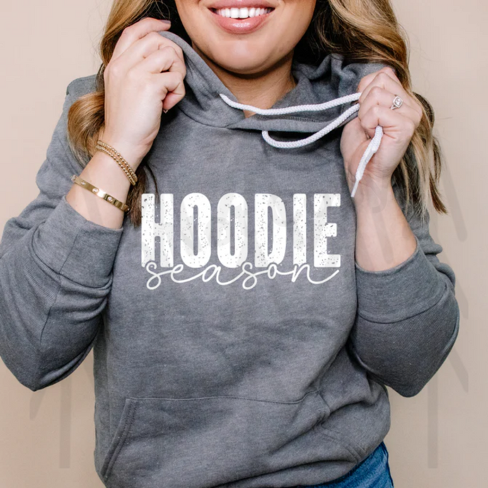 Hoodie Season - White Lettering