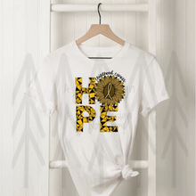 Load image into Gallery viewer, Hope - Childhood Cancer Shirts
