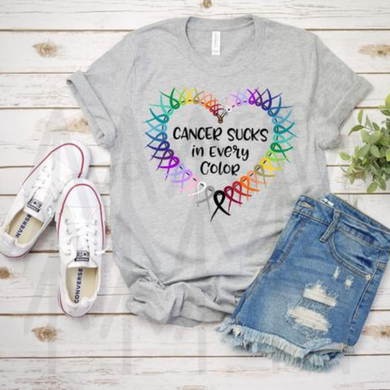 Cancer Sucks In Every Color Shirts & Tops
