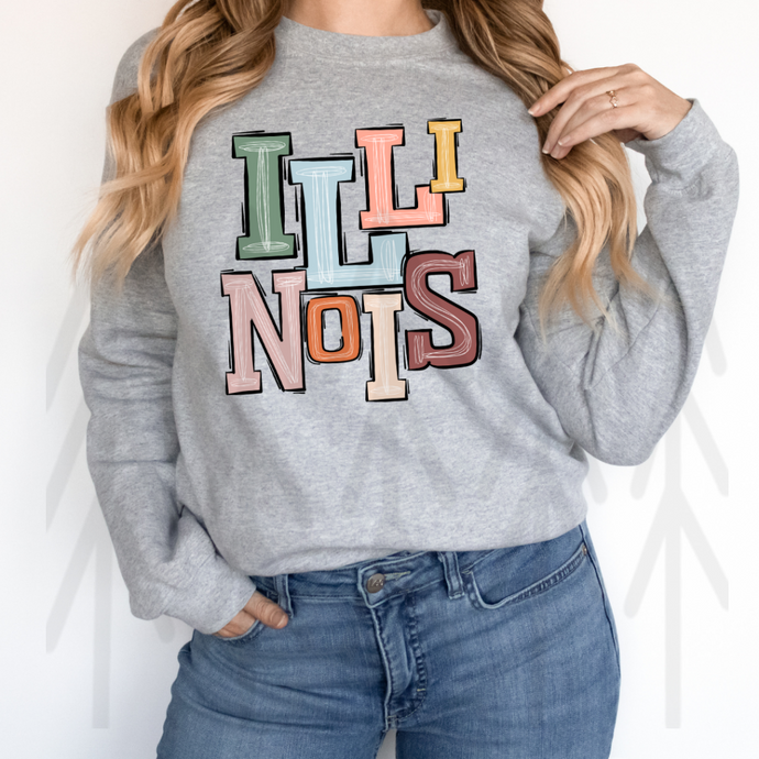 Boho States - Illinois (Adult - Infant)