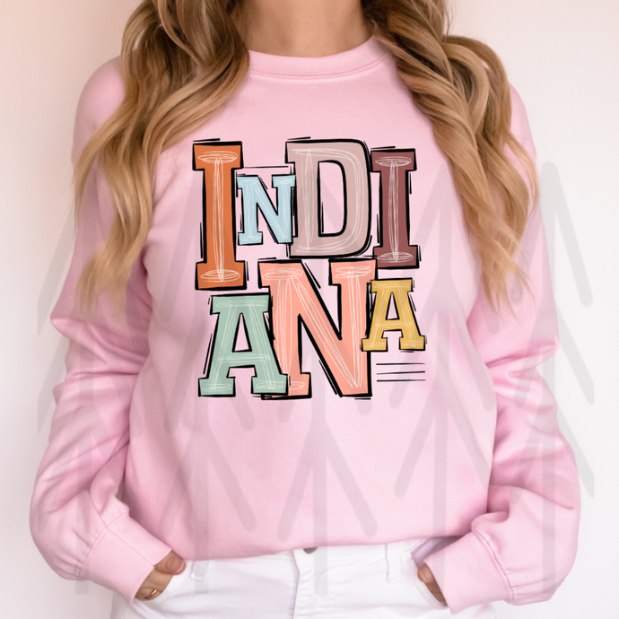 Boho States - Indiana (Adult - Infant)