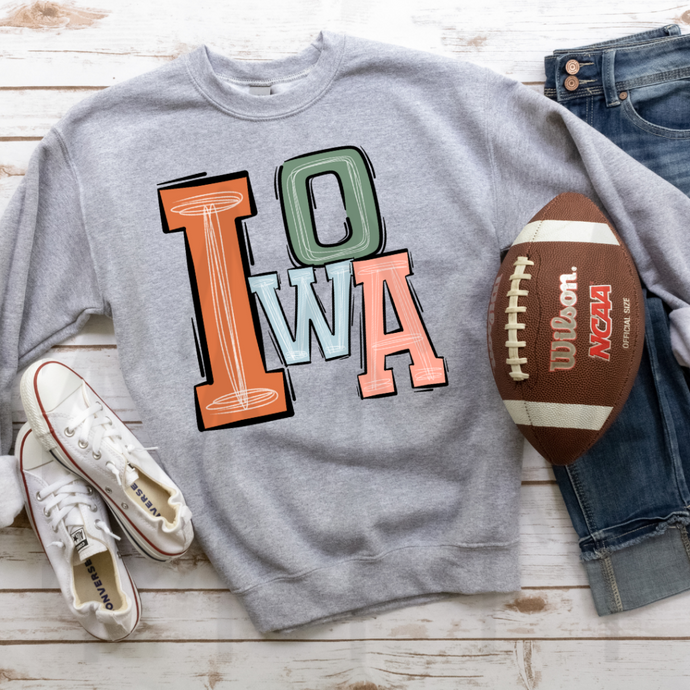 Boho States - Iowa (Adult - Infant)