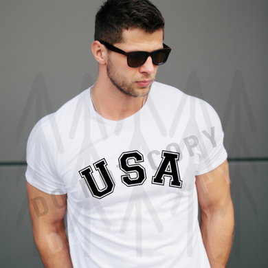 Usa - Black Design Shirts