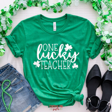 One Lucky Teacher Shirts
