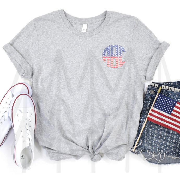 Patriotic Monogram (Customizable)