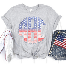 Load image into Gallery viewer, Patriotic Monogram (Customizable)
