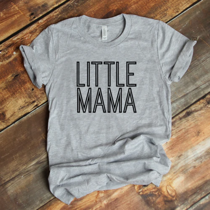 Little Mama - Black Lettering (Youth) Shirts & Tops