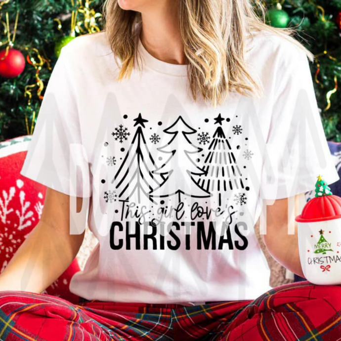 This Girl Loves Christmas Shirts