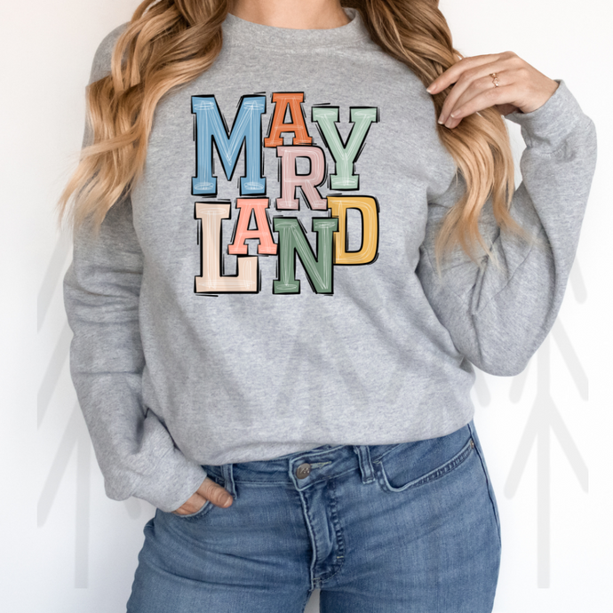 Boho States - Maryland (Adult - Infant)