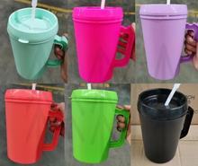 Load image into Gallery viewer, 34 Oz Old School Flashback Mega Cups Mint Drinkware
