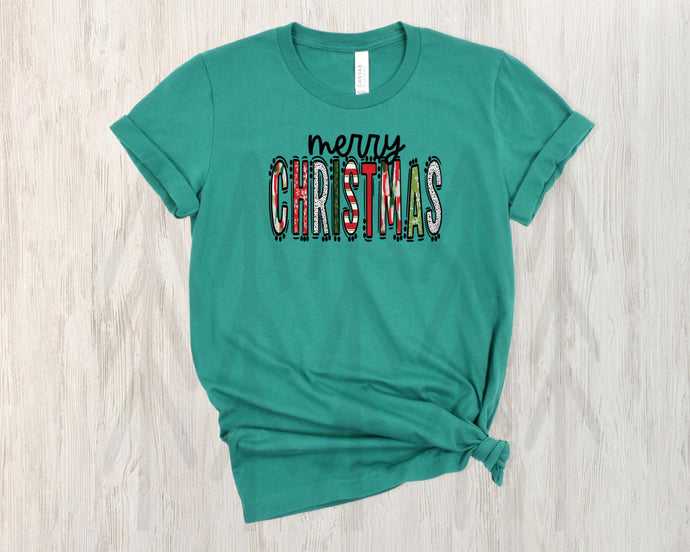 Merry Christmas Doodle Dot (Adult - Infant)