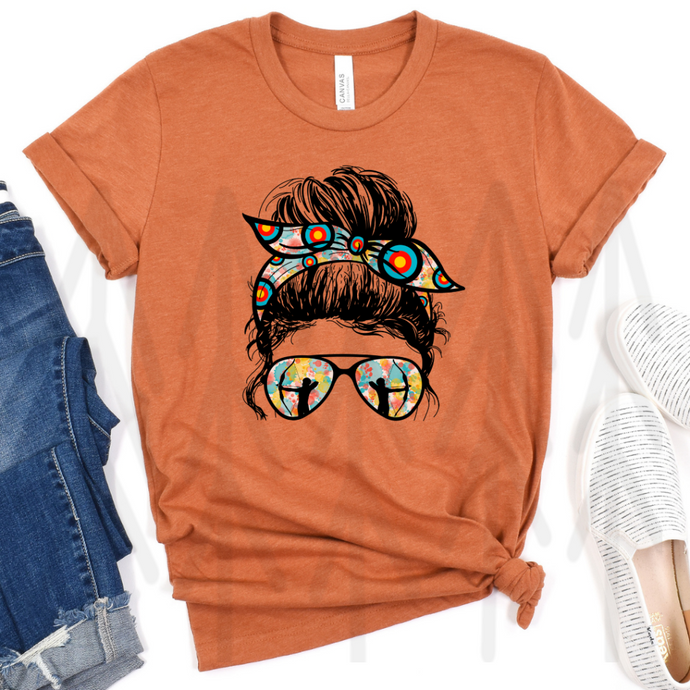 Messy Bun - Sunglasses - Male Archer (Adult - Infant)