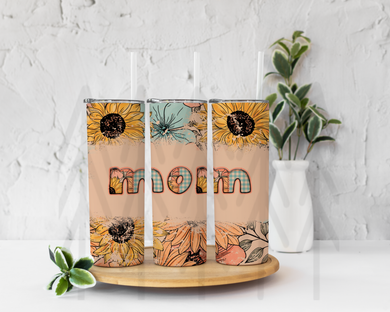 Mom Floral Tumbler