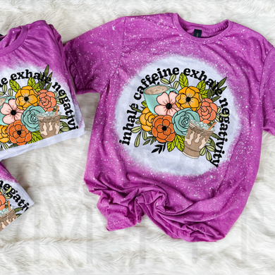 Inhale Caffeine Exhale Negatively Shirts