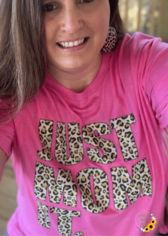 Just Mom It - Leopard Shirts