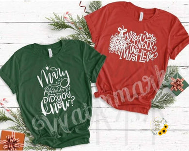 Meet Me Under The Mistletoe Shirts