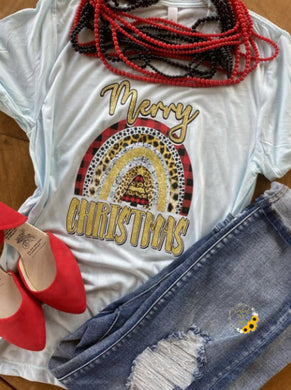 Christmas Rainbow Shirts & Tops