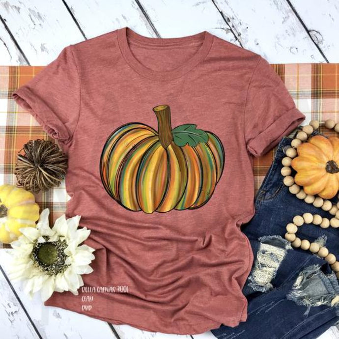 Watercolor Pumpkin Shirts
