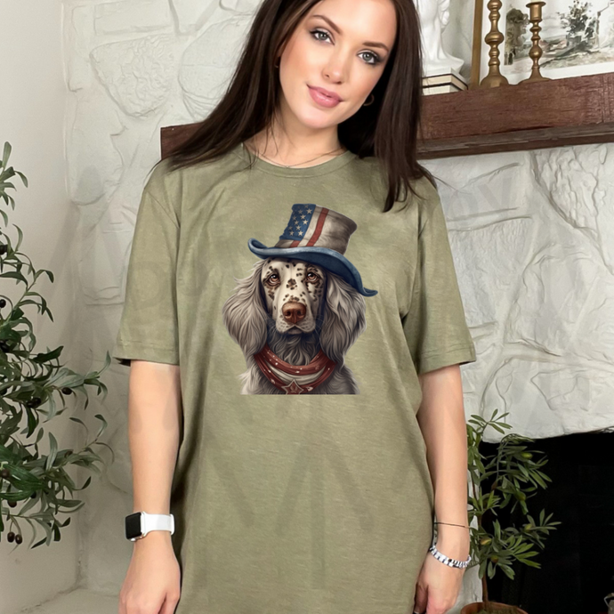 Patriotic American Dog - #7  (Adult - Infant)